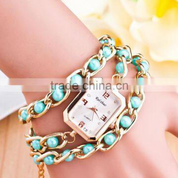 2016 Factory wholesale pearl wristwatch bracelet