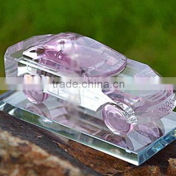 fashionable car model of crystal gifts for children