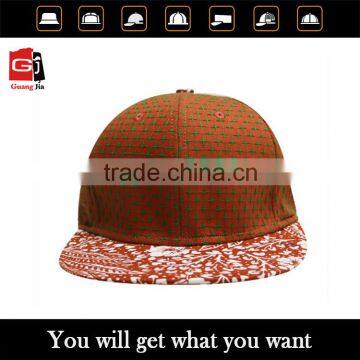 Custom top quality unisex Cotton Snapback Hats/ Gorras Snapback Baratas wholesale