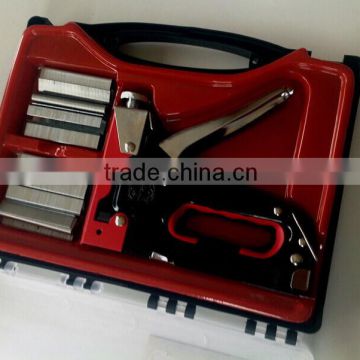 HEAVY DUTY STAPLE GUN 3 IN 1 STAPLER TACKER WITH STAPLES UPHOLSTERY