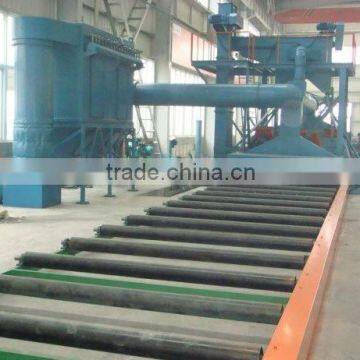 Roller Conveyor H Beam Sandblast Cleaning/Descaling Equipment