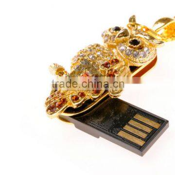 1GB - 32GB Factory Supply OWL Jewelry USB Flash Drive