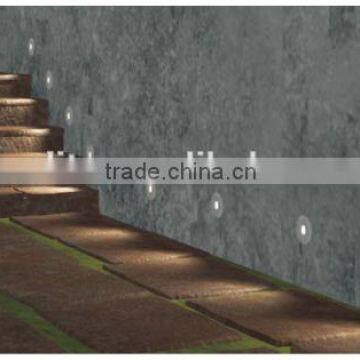 2016 Round Sand Blasted Glass Surface Mounted Outdoor Led Stair Wall Light photo-5