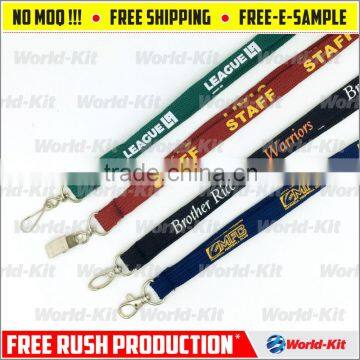 Custom festival tube lanyard with logo