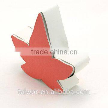 Custom Special Maple Shape Paper Gift Boxes with Top and Bottom