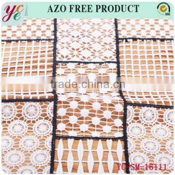 Black and White Hollow Out Pattern Water Soluble Fabric Embroidery for Women photo-3