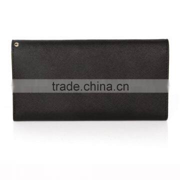Guangzhou OEM/ODM Leather Wallet Supplier Luxury Fancy Geniune Leather Credit Card Wallet With Custom Logo photo-2