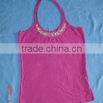 Ladies Top with Sequence at neck