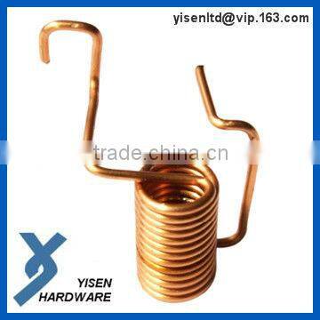 special golden copper plated electronic spring
