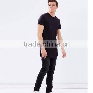 New design t shirt mens extra long t shirts tall t shirts wholesale