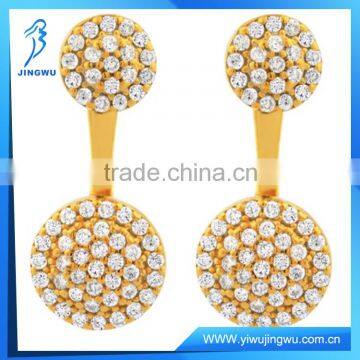 Sterling Silver Front and Back Fashion Earrings 2016 photo-5