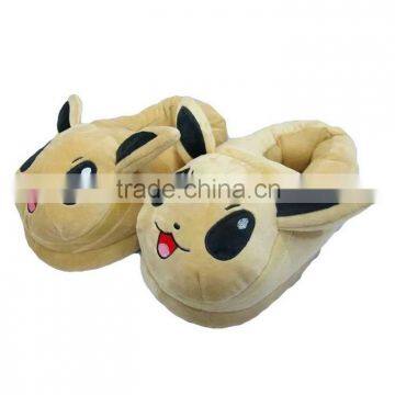 Cheap high quality Pokemon go plush slipper wholesale pokemon pikachu Plush Indoor Bedroom Winter Warm Slippers for sale