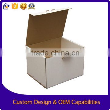 Wholsale blank White corrugated box