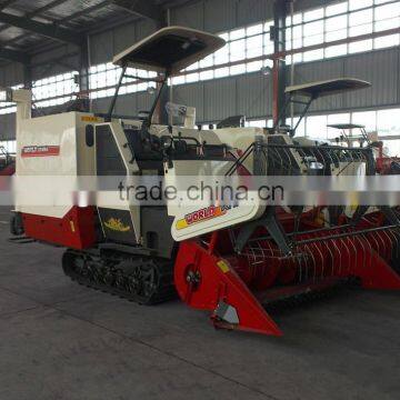 High quality Rice wheat Rape Crawler Combine harvester
