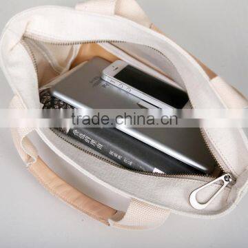 Canvas School Lunch Bag Large Space
