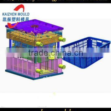 Plastic fruit crate mould