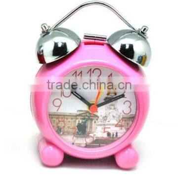 2013 new products metal desk/table twin bell /double bell alarm clock for promotion/retail