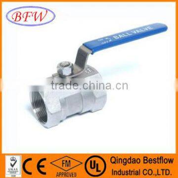 Stainless Steel 1PC Quarter-Turn BALL VALVE