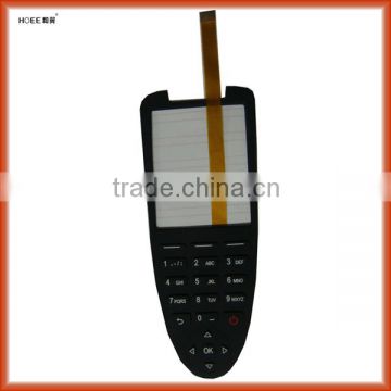 high quality rubber membrane keypad with LED backlight