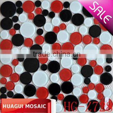 8mm thickness Mixture color glass mosaic HG-Z728