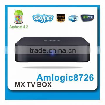 dual core mx android smart tv box support fully load xbmc