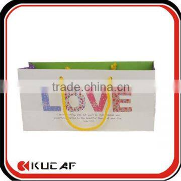 2015 paper packaging bag paper bag for clothing printing