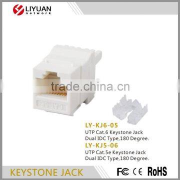 LY-KJ6-05 Waterproof female RJ45 cat6 keystone jack