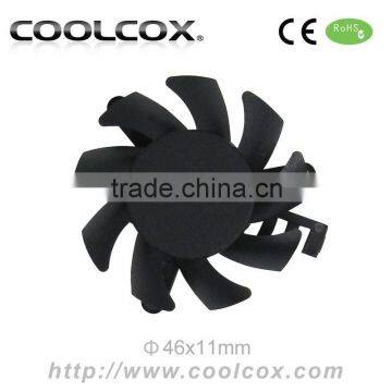 CoolCox 50x50x10mm bladeless fan,graphic card cooling fan,5010 bladeless fan,dc brusheless fan 50mm,exhaust fan