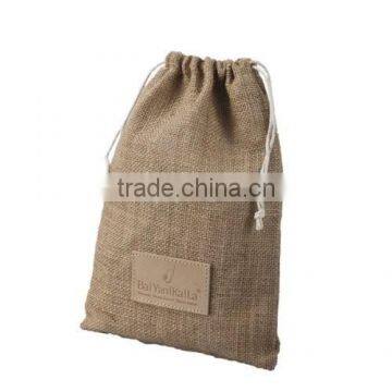 Fibre burlap bag packing small items/gift bags/cheap gift bags