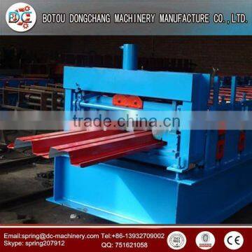 Automatic steel floor deck profile roll forming machine