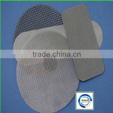 Anping Factory Stainless Steel Wire Mesh Filter Cloth Cutting Disc