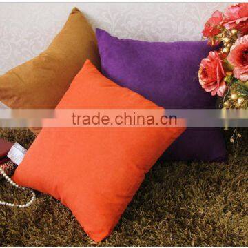 High quality hotel suede square cushion cover for interior decorating