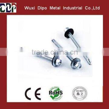 DIN7504K hex washer flange head sel fdrilling screws