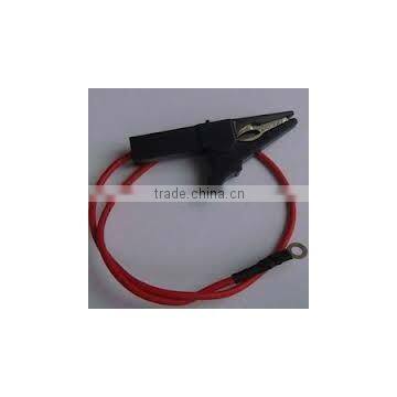 Alligator crocodile clips with 18AWG wire +Ring Connector