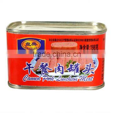 198g Canned Pork Luncheon Meat,Good taste 198g canned luncheon meat