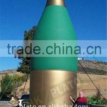 Cheap and Giant inflatable wine bottle for adverting and promotion