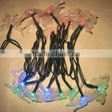 butterfly solar christmas light/led solar string light(CE)