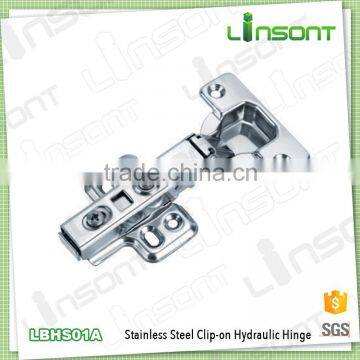 Good quality hydraulic clip on stainless hinge furniture assembly hardware conceal hinge