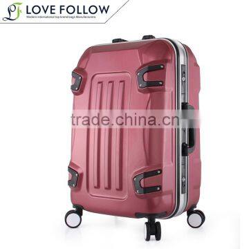 ABS waterproof teenage vintage style luggage cases