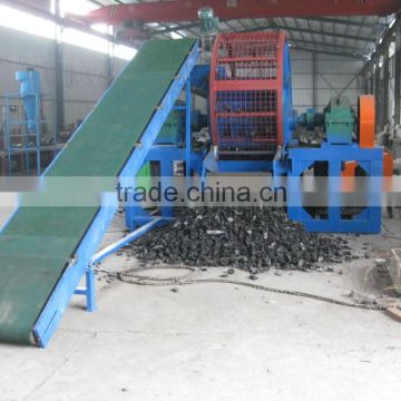 Rubber Coarse Crusher shredder for tire recycling