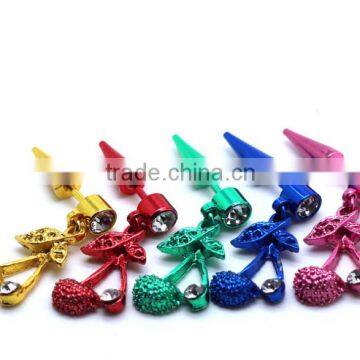 316L Stainless steel color ear taper piercing jewelry custom stainless steel jewelry