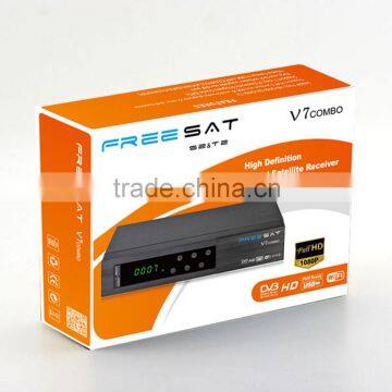 Freesat V7 Combo Arabic tv DVB-S2+T2 Full hd Sat Receiver Support Cccam 3g Powervu Biss Key Youtube Usb Wifi Same v8 photo-6