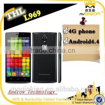 Original THL L969 dual sim 4g lte phone MTK6582 Quad Core 5.0'' IPS Screen 2700mAh Battery