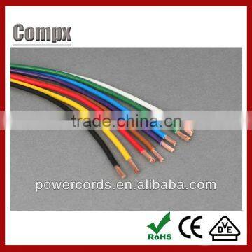 0.75mm2 H05V2-K PVC insulated single cords pvc flexible cord