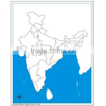 Unlabeled India Control Map