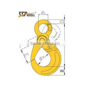 G80 EUROPEAN TYPE EYE SELF LOCKING HOOK