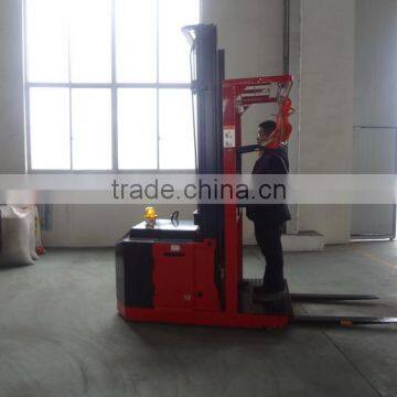 Standing Operated 1000kg Full Electric Order Picker With High Quality