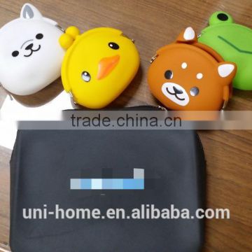 RoHS certified made in Taiwan Customized branded silicone rubber pouch coin bags for daily use