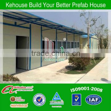 sandwich panel house construction site prefabricated steel frame house