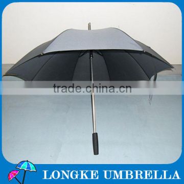 high quality auto open grey color straight umbrella